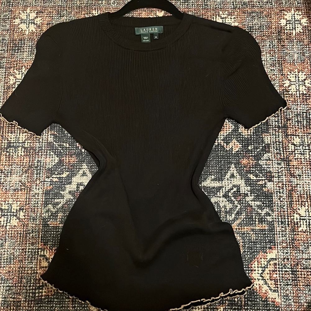 Ralph Lauren Ribbed Fitted Top